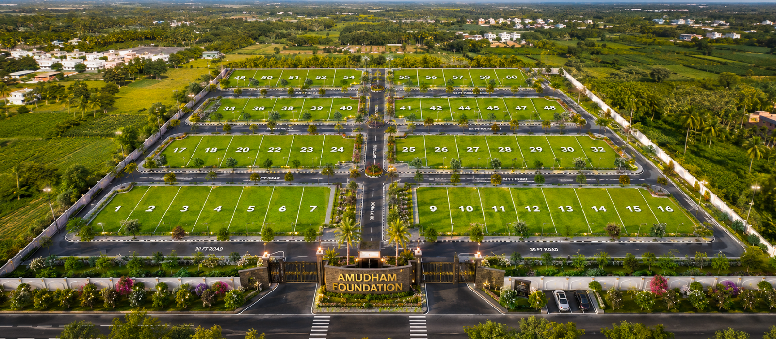 Amudham Foundation master plan layout