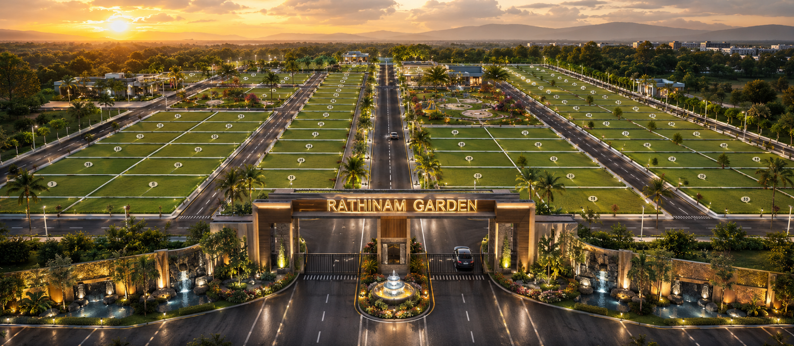 Rathinam Garden master plan layout